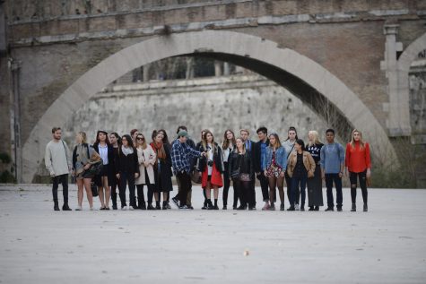 Courtesy art of all the study abroad participants for spring 2017 semester in Rome, Italy and Paris from program director Michael Stinson.