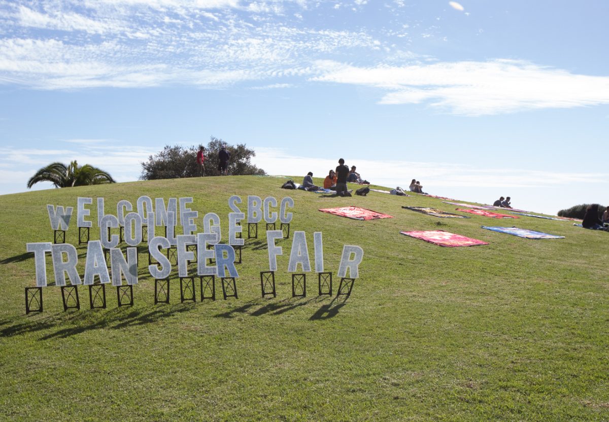 The Transfer Fair took place from 11 a.m. to 3 p.m. on Oct. 30 on The West Campus Lawn in Santa Barbara, Calif. Booths were lined up with four-year universities for students to educate themselves on.