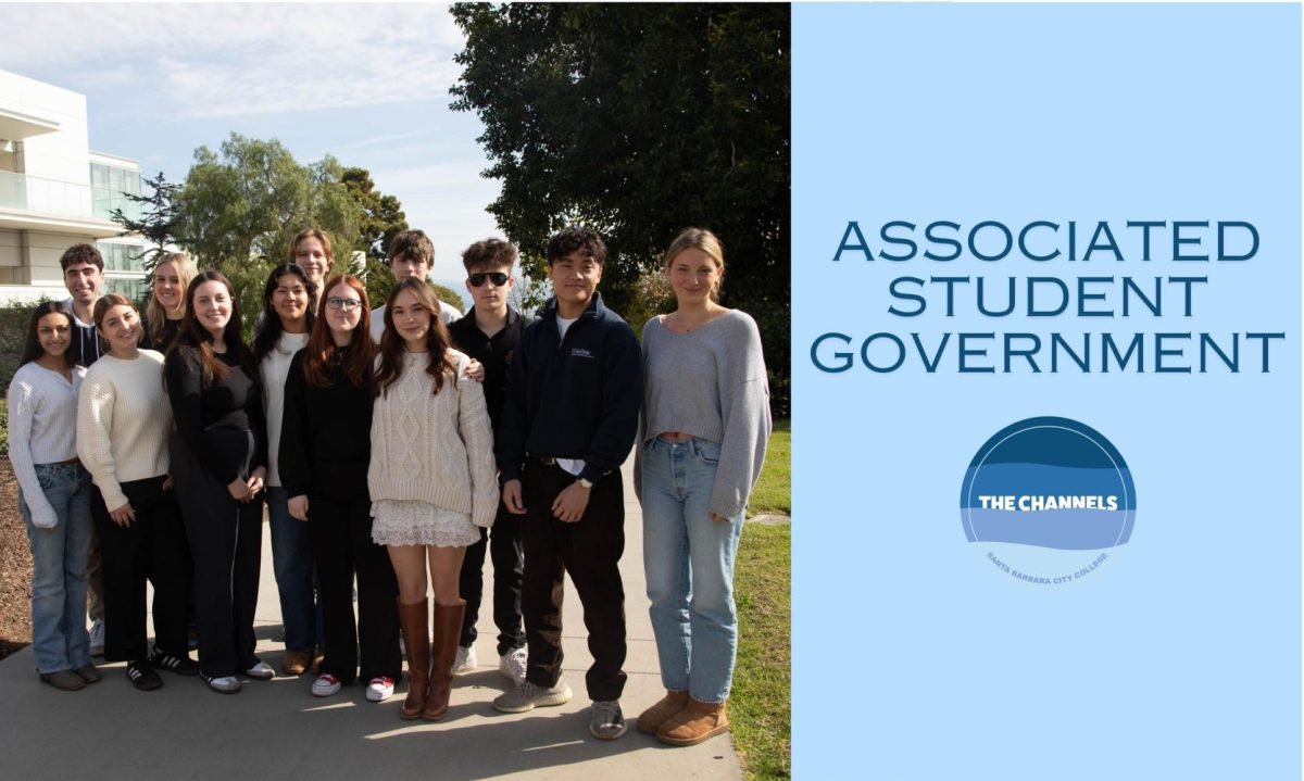 The Associated Student Government smiles in the sun in front of the Humanities Building on the morning of Jan 31. ASG held their first meeting of the spring semester with a full agenda.