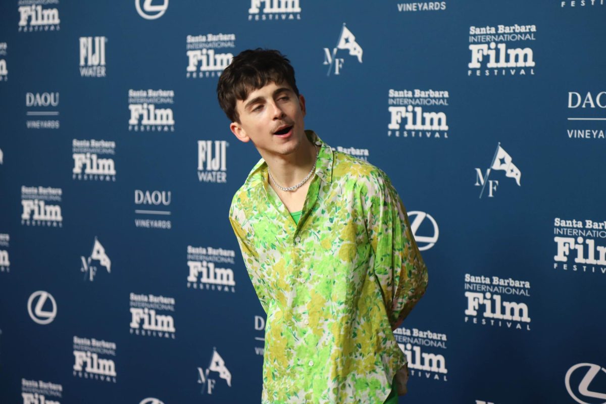 Timotheé Chalamet walks the red carped on Feb. 11 at the International Film Festival in Santa Barbara, Calif. Chalamet starred in many films 2024.