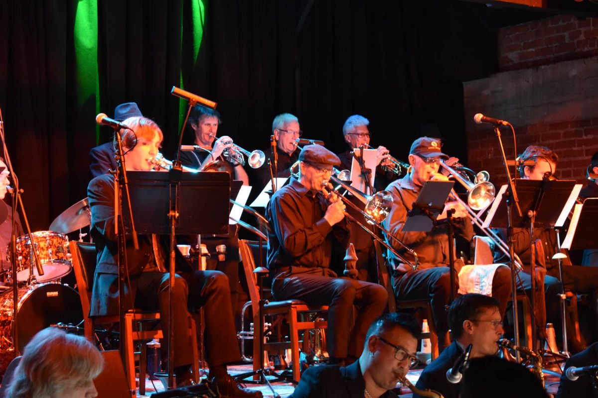 The Monday Madness is held at SoHo on Feb. 10 in Santa Barbara, Calif. showcasing SBCC's Jazz orchestra. The band played songs such as "Chelsea Bridge", "Anything Goes", "Something Big", and much more, all directed by Andrew Martinez.